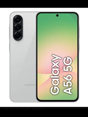 Samsung Galaxy A56 5G Smartphone - White/Silver Finish